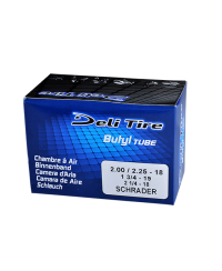 CHAMBRE A AIR CYCLO 18" 19" 2.00-2.25 X 18 - 1 3/4-2 X 19 DELI TIRE U229S VS