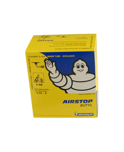CHAMBRE A AIR SCOOTER  4" 4.00 X 4 MICHELIN AIRSTOP 4AB (VALVE COUDEE 90Â°)
