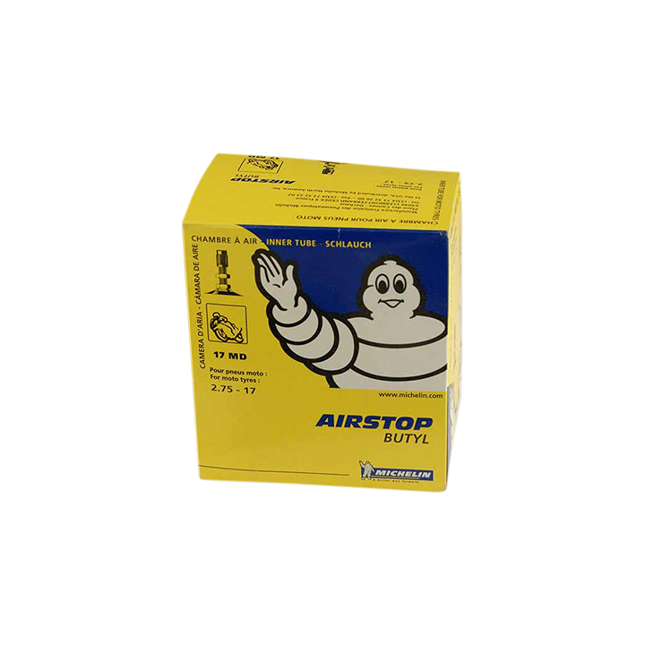 CHAMBRE A AIR MOTO 17" 2.75 X 17 MICHELIN AIRSTOP 17MD TR4