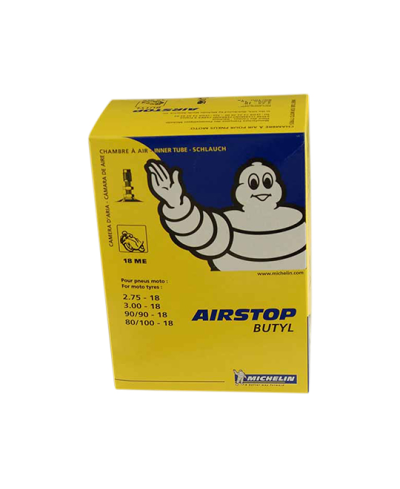 CHAMBRE A AIR MOTO 18" 2.75-3.00 X 18 MICHELIN AIRSTOP 18ME TR4