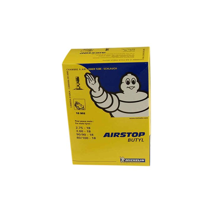 CHAMBRE A AIR MOTO 18" 2.75-3.00 X 18 MICHELIN AIRSTOP 18ME TR4
