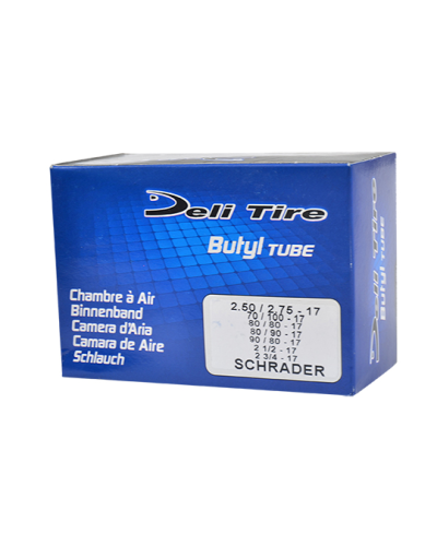 CHAMBRE A AIR CYCLO 17" 2.50-2.75 X 17 DELI TIRE U237S VS