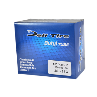 CHAMBRE A AIR SCOOTER 10" 4.00-4.50 X 10 DELI TIRE U455 (VALVE COUDEE 90Â°)