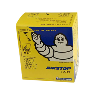 CHAMBRE A AIR SCOOTER 12" 3.00-3.50 X 12 MICHELIN AIRSTOP 12B1 (VALVE COUDEE 150Â°)