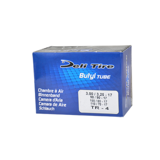 CHAMBRE A AIR MOTO 17" 3.00-3.25 X 17 DELI TIRE U307 TR4