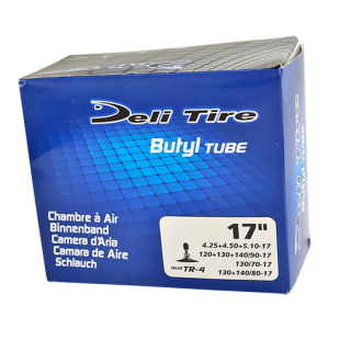 CHAMBRE A AIR MOTO 17" 4.50-5.10 X 17 DELI TIRE U457 TR4