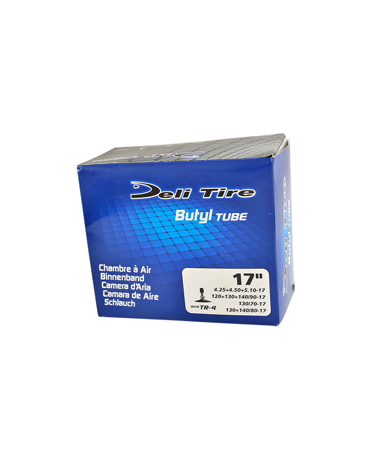 CHAMBRE A AIR MOTO 17" 4.50-5.10 X 17 DELI TIRE U457 TR4