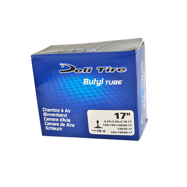 CHAMBRE A AIR MOTO 17" 4.50-5.10 X 17 DELI TIRE U457 TR4