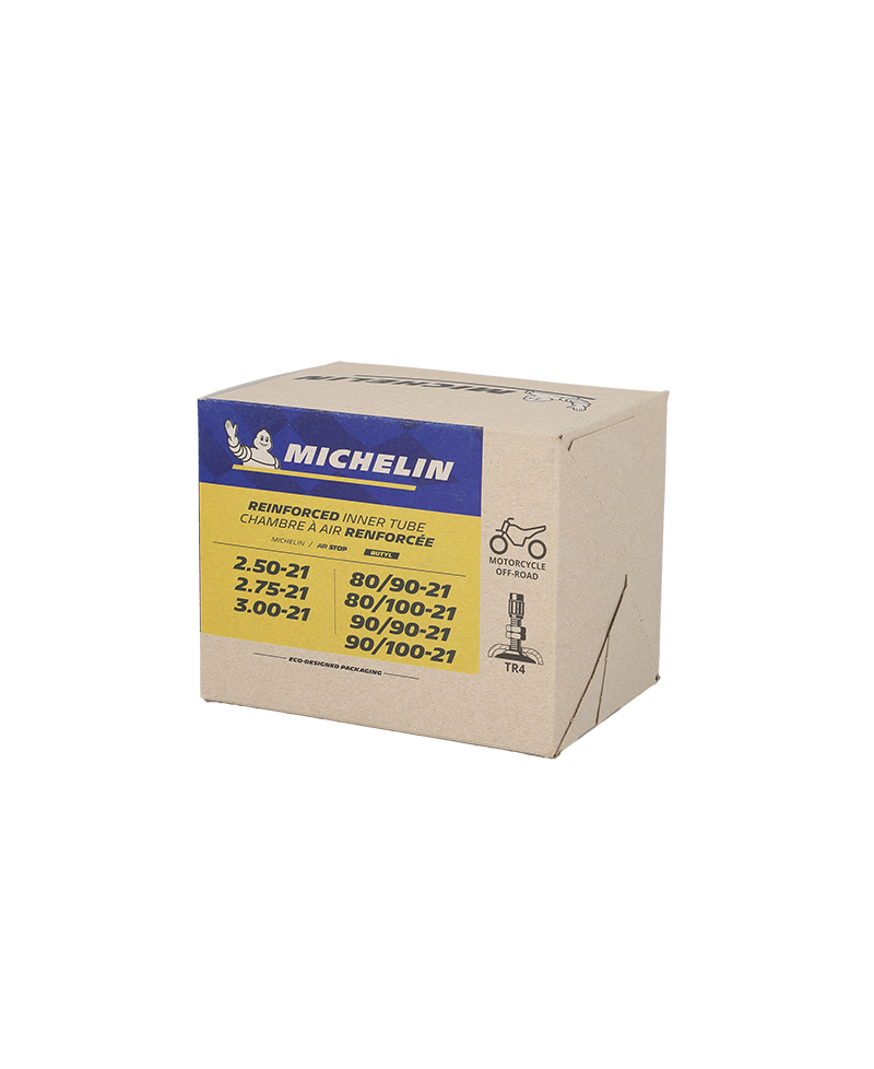 CHAMBRE A AIR MOTO 21" 2.50-3.00 X 21 MICHELIN AIRSTOP 21MDR TR4