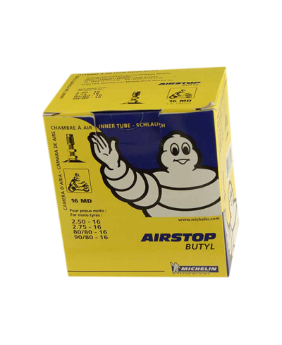 CHAMBRE A AIR MOTO 16" 2.50-2.75 X 16 MICHELIN AIRSTOP 16 MD