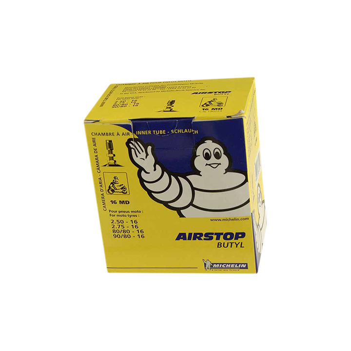 CHAMBRE A AIR MOTO 16" 2.50-2.75 X 16 MICHELIN AIRSTOP 16 MD
