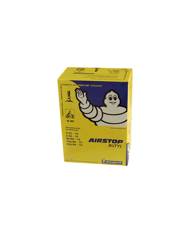 CHAMBRE A AIR MOTO 16" 3.25-3.50 X 16 MICHELIN AIRSTOP 16MF TR4
