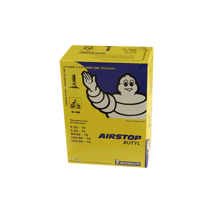 CHAMBRE A AIR MOTO 16" 3.25-3.50 X 16 MICHELIN AIRSTOP 16MF TR4