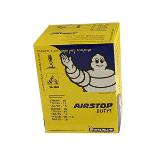 CHAMBRE A AIR MOTO 16" 17" 180/55 X 17 MICHELIN AIRSTOP 16MI2 TR4