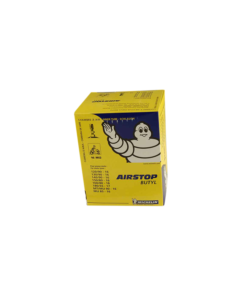 CHAMBRE A AIR MOTO 16" 17" 180/55 X 17 MICHELIN AIRSTOP 16MI2 TR4