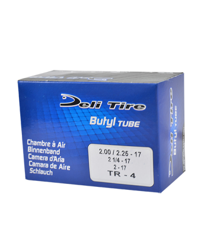 CHAMBRE A AIR CYCLO 17" 2.00-2.25 X 17 DELI TIRE U247T TR4