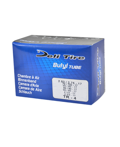 CHAMBRE A AIR CYCLO 17" 2.50-2.75 X 17 DELI TIRE U237T TR4
