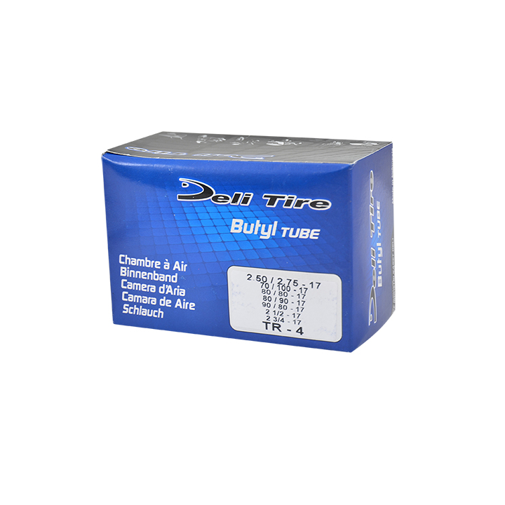 CHAMBRE A AIR CYCLO 17" 2.50-2.75 X 17 DELI TIRE U237T TR4