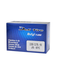 CHAMBRE A AIR SCOOTER 10" 2.50-2.75 X 10 DELI TIRE U251 (VALVE COUDEE 90Â° - JS87C)