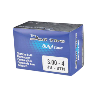 CHAMBRE A AIR BROUETTE/CHARIOT 4'' 3.00 X 4 DELI TIRE U304 VALVE COUDEE 90Â°