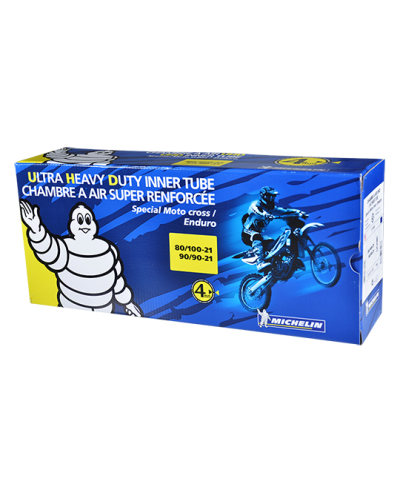 CHAMBRE A AIR MOTO 21" 90/90 X 21 - 80/100 X 21 MICHELIN 21UHD REINF TR4