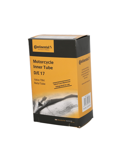 CHAMBRE A AIR MOTO 17" 3.25-3.50 X 17 CONTINENTAL D/E 17 TR4