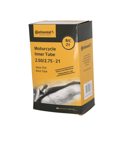 CHAMBRE A AIR MOTO 21" 2.50-2.75 X 21 CONTINENTAL B/C 21 TR4