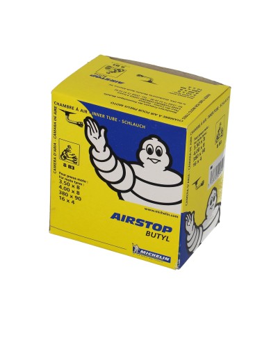 CHAMBRE A AIR SCOOTER 8'' 3.50-4.00 X 8 - 380 X 90  - 16 X 4 MICHELIN AIRSTOP 8 B 3