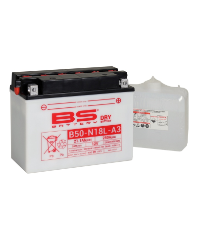 Batterie BS BATTERY Haute-performance avec pack acide - B50-N18L-A3