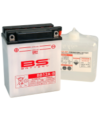 Batterie BS BATTERY Haute-performance avec pack acide - BB12A-B