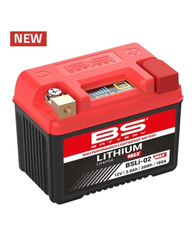 Batterie BS BATTERY Lithium-Ion - BSLI-02 Max
