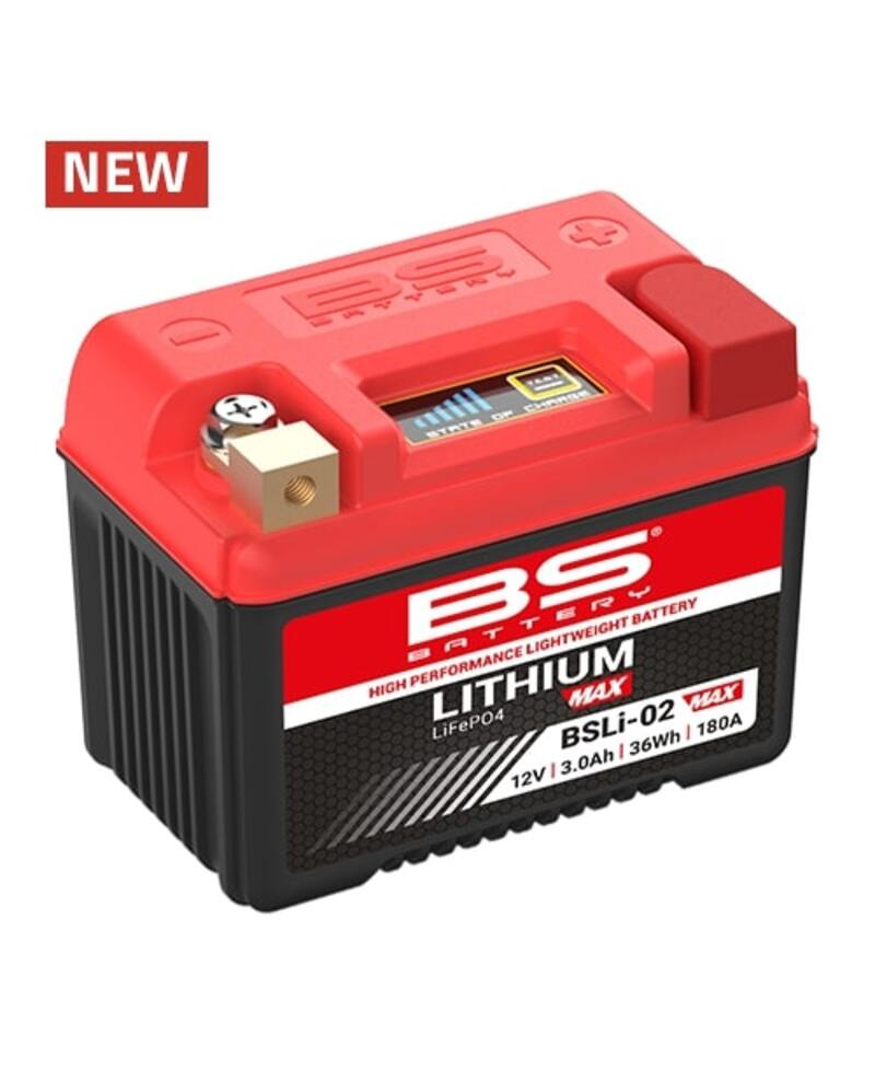 Batterie BS BATTERY Lithium-Ion - BSLI-02 Max