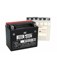 Batterie BS BATTERY sans entretien avec pack acide - BTX12-BS