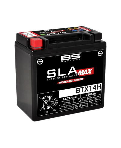 Batterie BS BATTERY SLA Max sans entretien activé usine - BTX14H