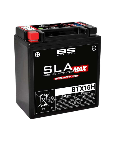 Batterie BS BATTERY SLA Max sans entretien activé usine - BTX16H