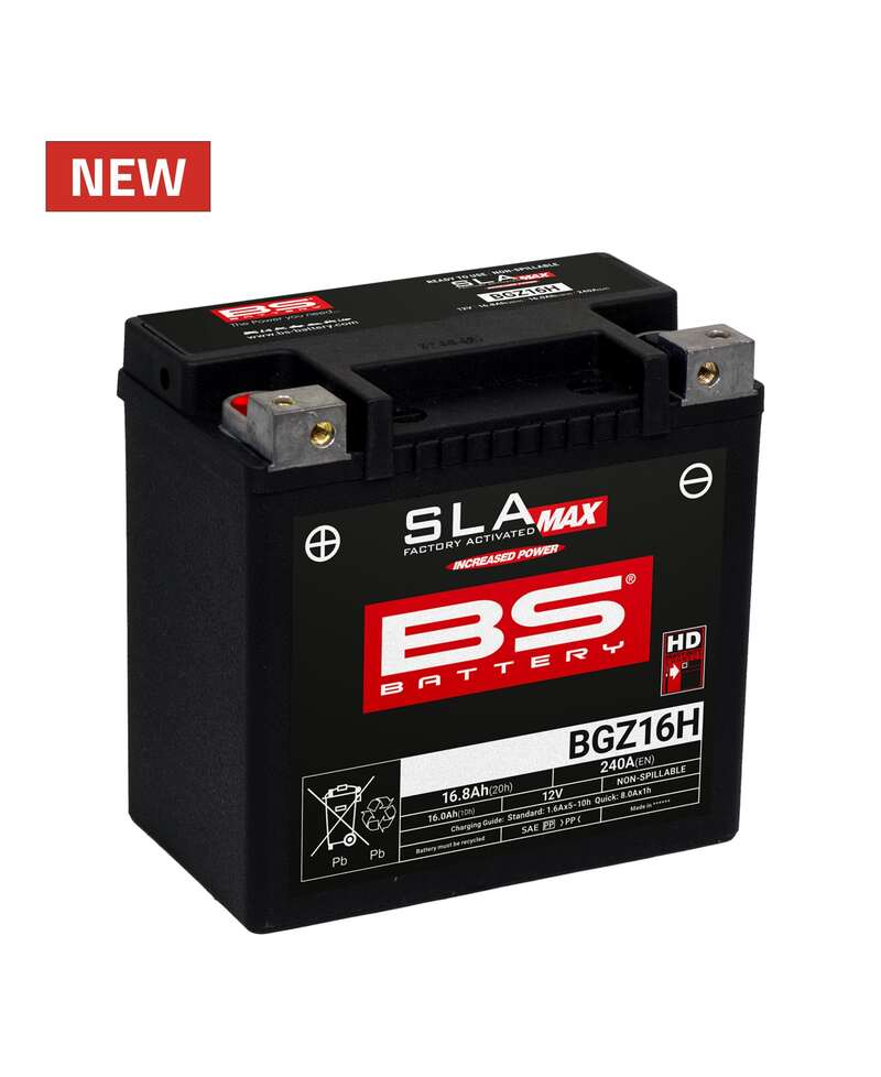 Batterie BS BATTERY SLA Max sans entretien activée usine - BGZ16H