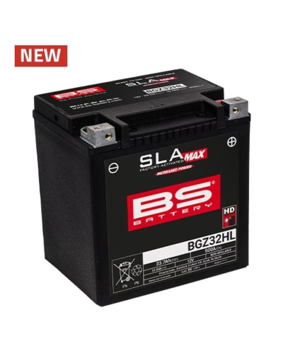 Batterie BS BATTERY SLA Max sans entretien activée usine - BGZ32HL