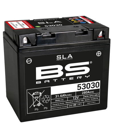 Batterie BS BATTERY SLA sans entretien activé usine - 53030