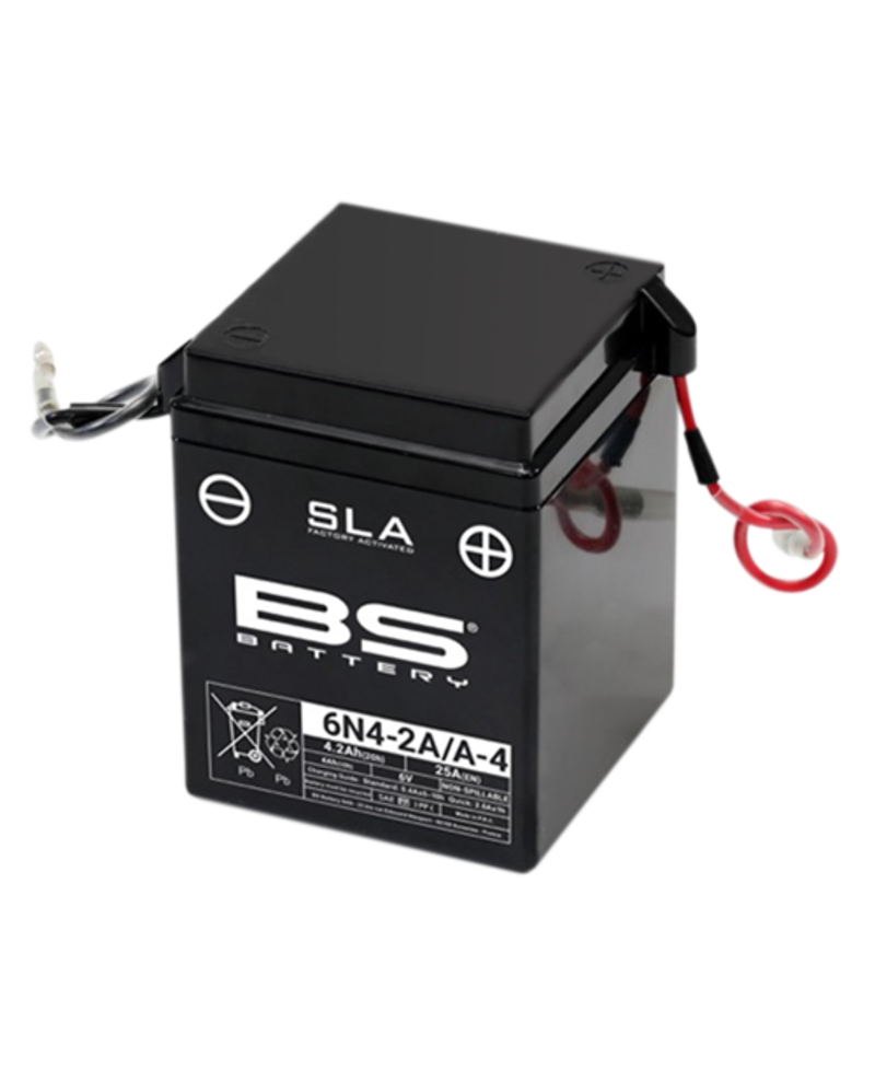 Batterie BS BATTERY SLA sans entretien activé usine - 6N4-2A/A-4