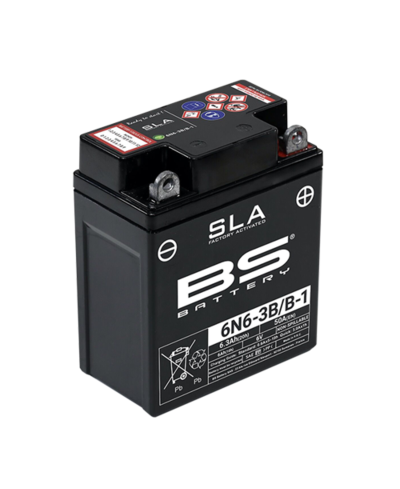 Batterie BS BATTERY SLA sans entretien activé usine - 6N6-3B/B-1