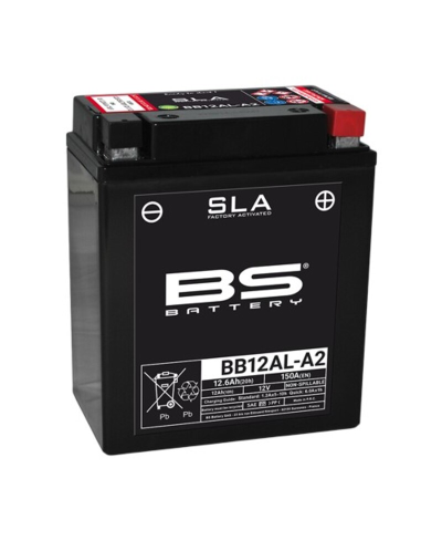 Batterie BS BATTERY SLA sans entretien activé usine - BB12AL-A2