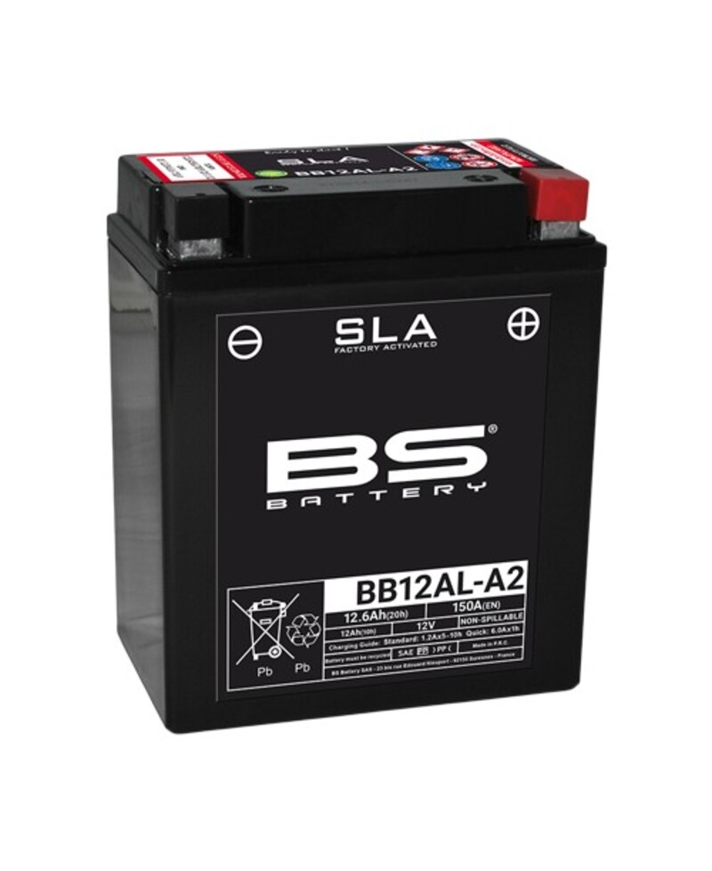 Batterie BS BATTERY SLA sans entretien activé usine - BB12AL-A2