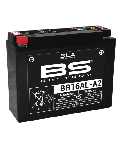 Batterie BS BATTERY SLA sans entretien activé usine - BB16AL-A2