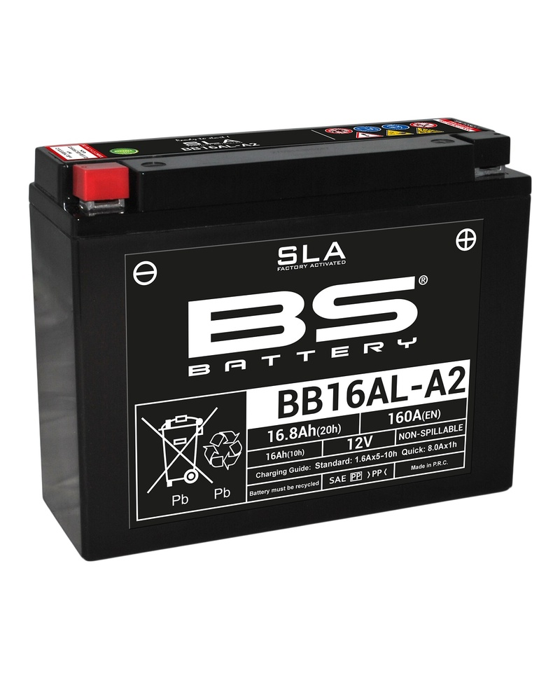 Batterie BS BATTERY SLA sans entretien activé usine - BB16AL-A2