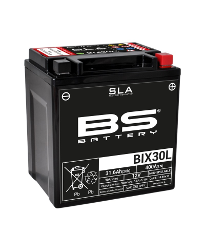 Batterie BS BATTERY SLA sans entretien activé usine - BIX30L