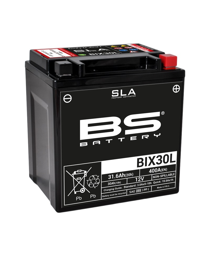 Batterie BS BATTERY SLA sans entretien activé usine - BIX30L