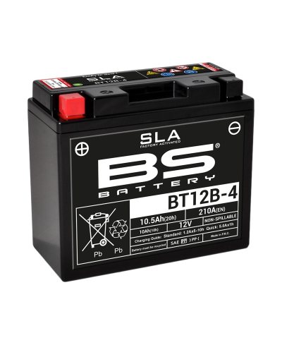 Batterie BS BATTERY SLA sans entretien activé usine - BT12B-4