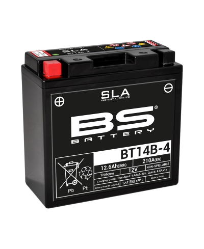 Batterie BS BATTERY SLA sans entretien activé usine - BT14B-4