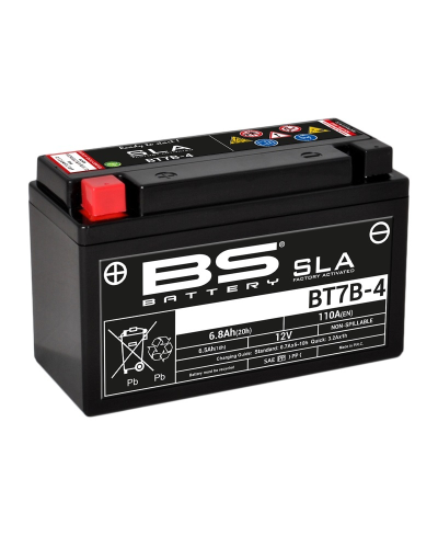 Batterie BS BATTERY SLA sans entretien activé usine - BT7B-4