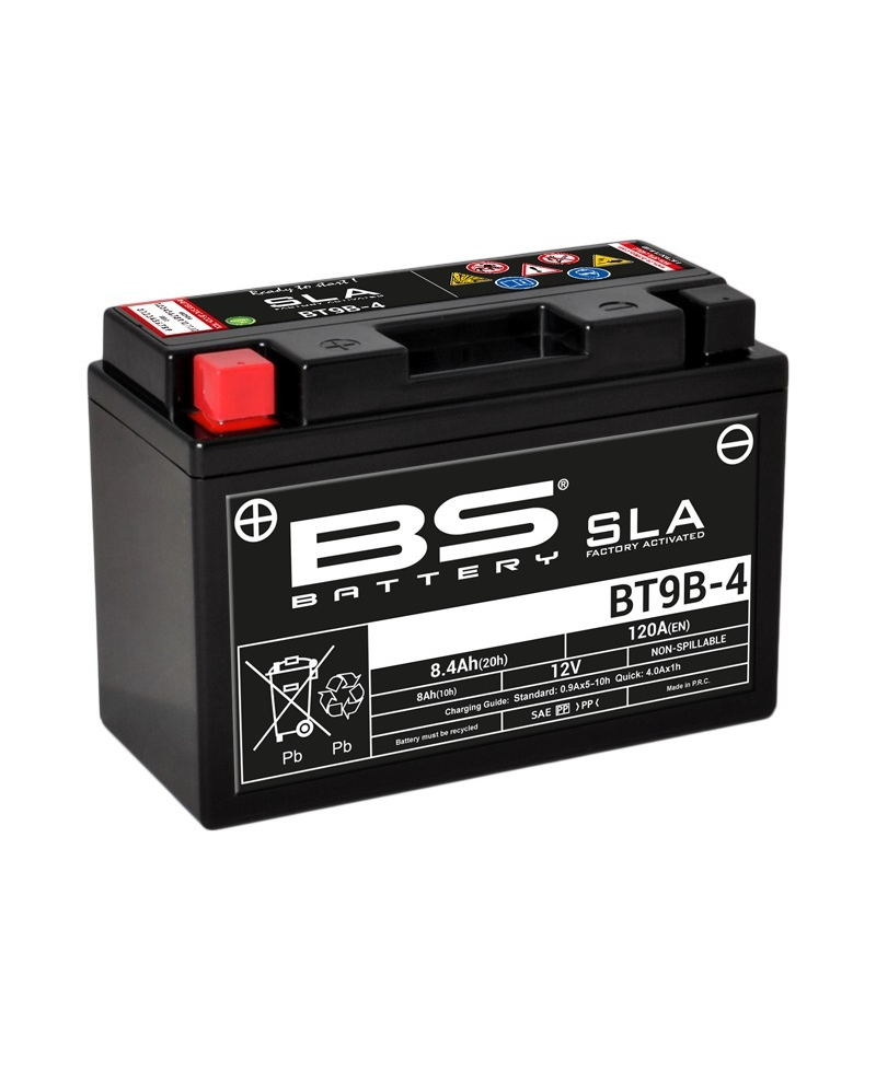 Batterie BS BATTERY SLA sans entretien activé usine - BT9B-4